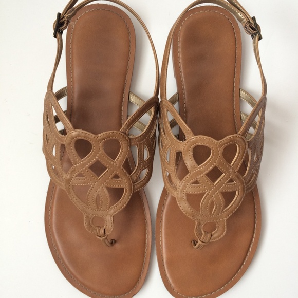 Kelly & Katie Shoes - KELLY & KATIE Paige Sandal Shoe Camel Tan Beige 11